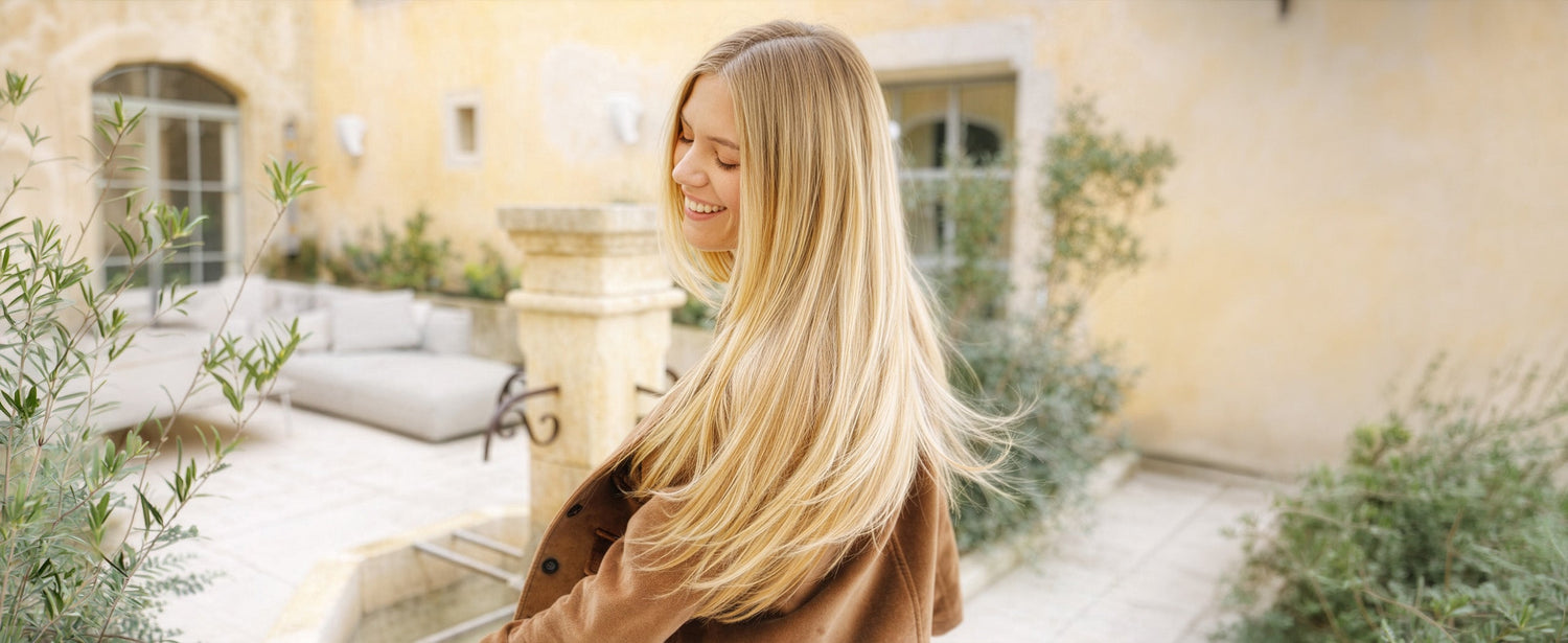 Cheveux blonds